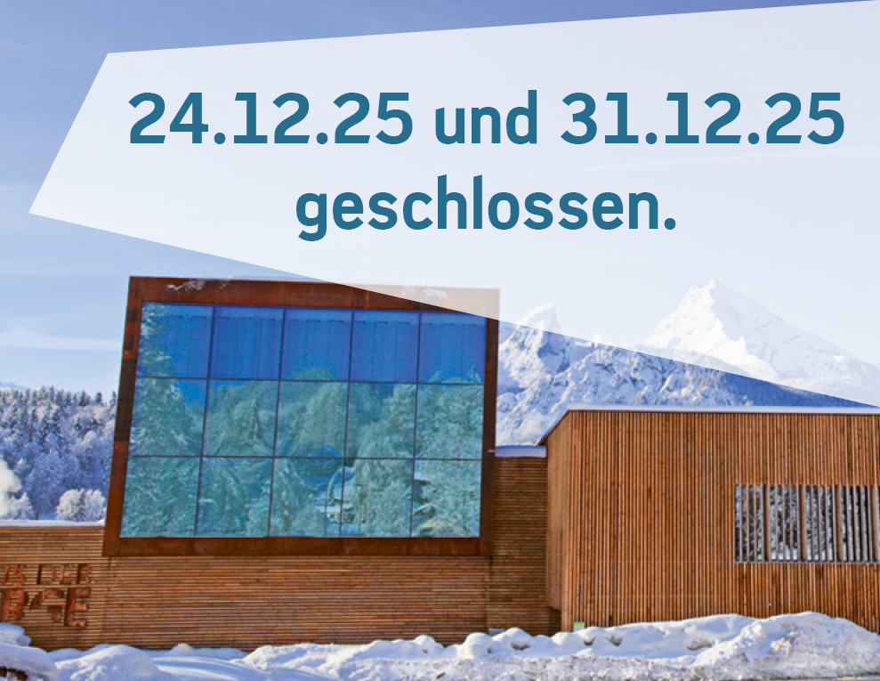 Das Bild zeigt das Nationalparkzentrum Haus der Berge im Winter.