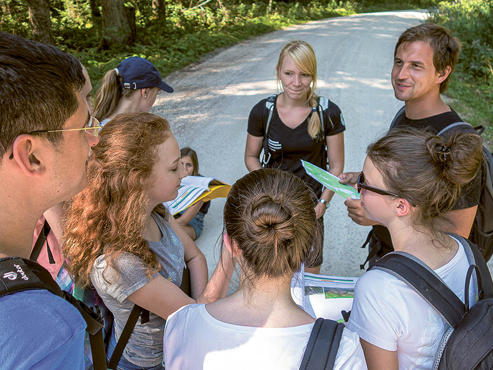 Group during technical excursion