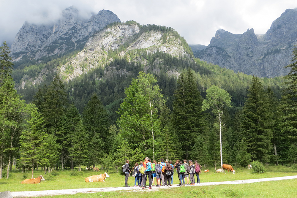 Jugendliche im Klausbachtal
