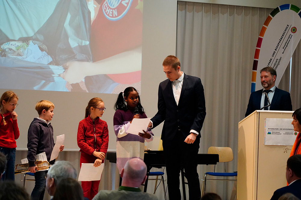 Übergabe Nationalpark- und Biosphärenschulen