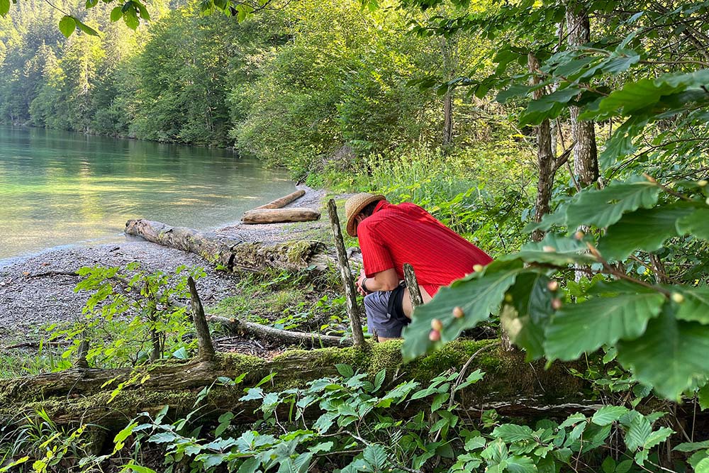 Toilettengang im Nationalpark Berchtesgaden