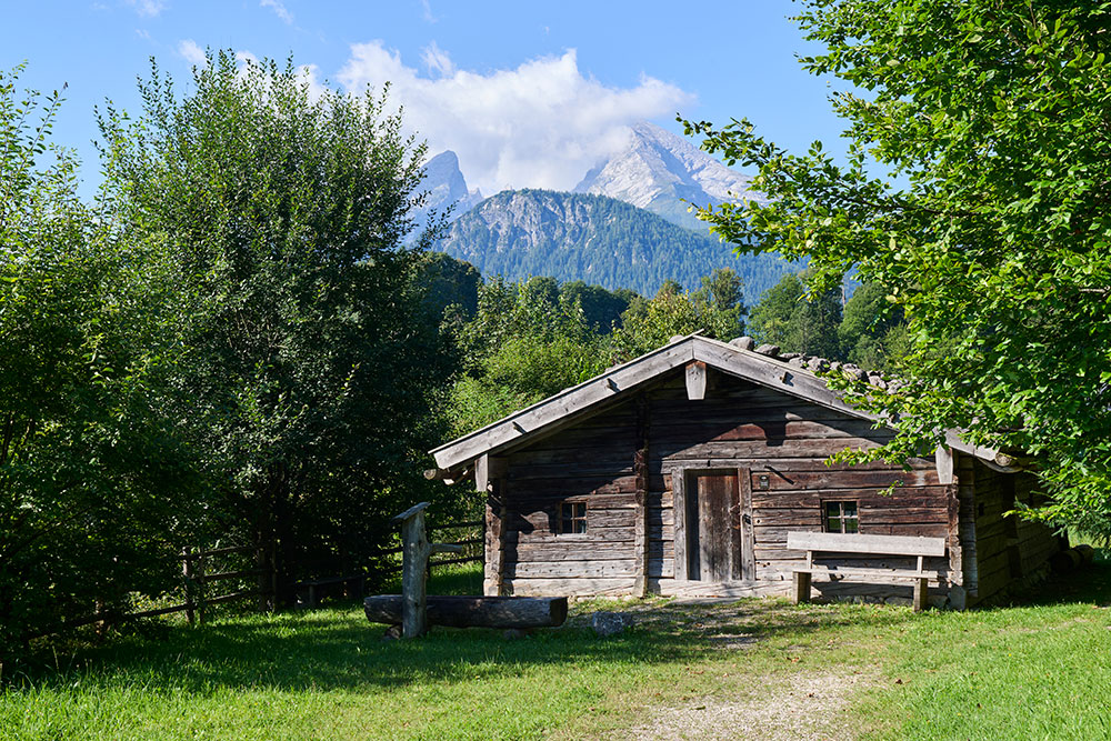 Almkaser Außengelände Haus der Berge