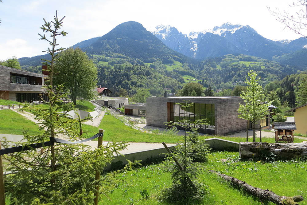 Nature experience area outdoor area house of the mountains