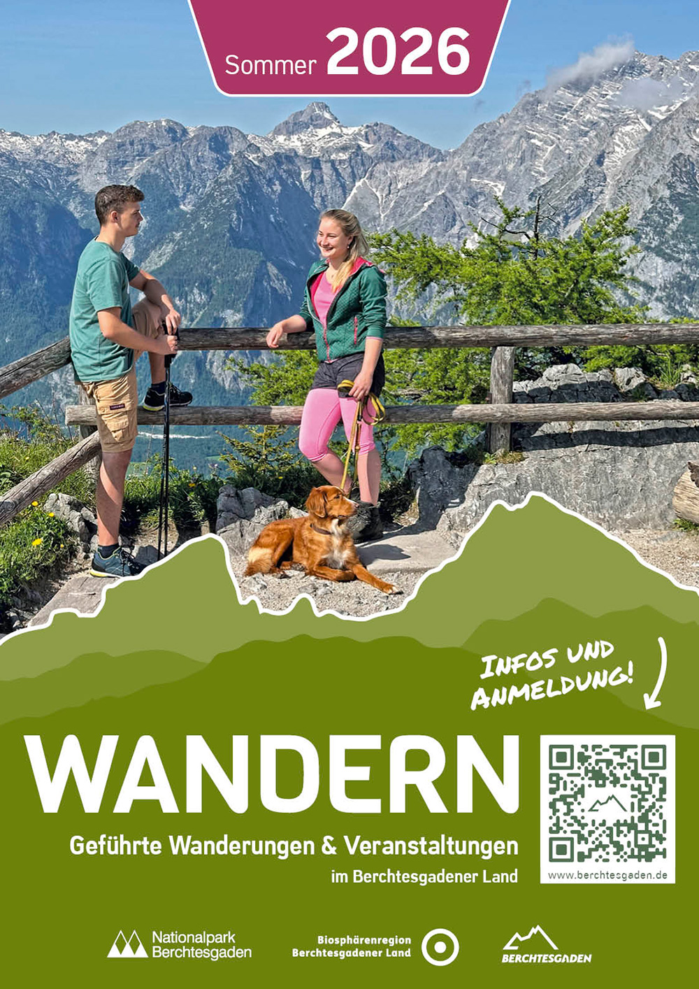 Wanderplakat - Veranstaltungen im Berchtesgadener Land